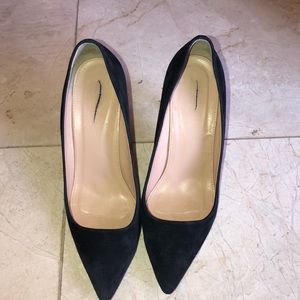 Jcrew Elsie Black Suede Pumps